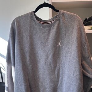 Jordan Men's Classic Gray Crewneck Sweater